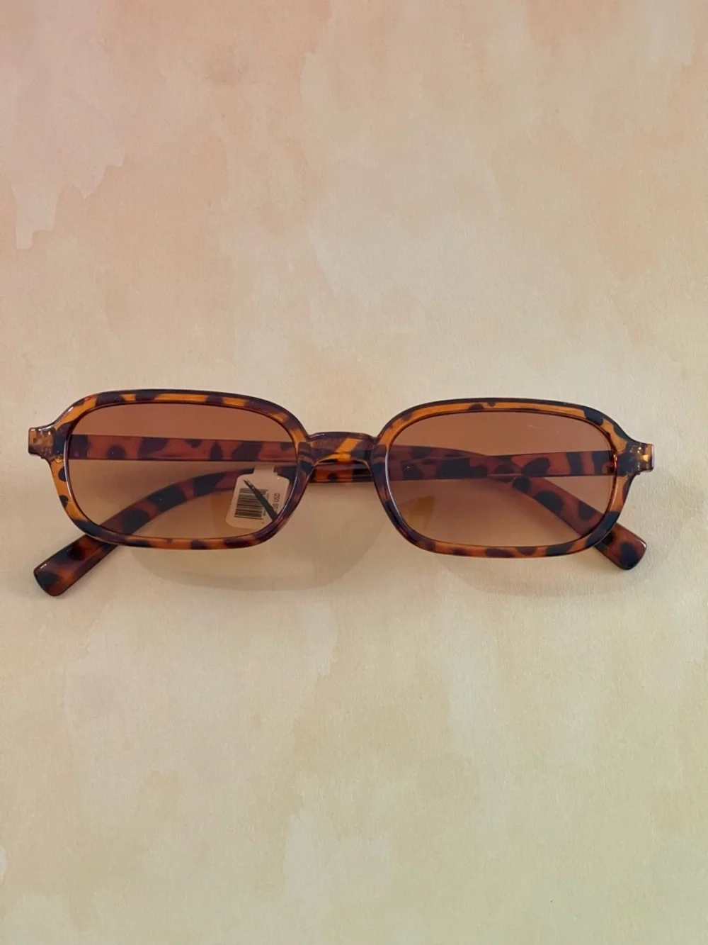 🟤🕶️ Free People Tortoiseshell‎ Brown Rectangular Sunglasses 🕶️🟤